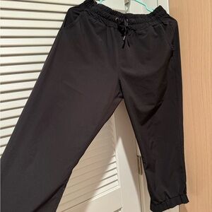 Black sports trousers